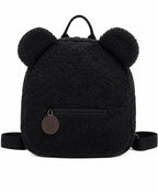 Teddybeer peuterrugzak - 28cm - Zwart