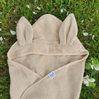 Babyhanddoek Konijnenoren Zandkleur