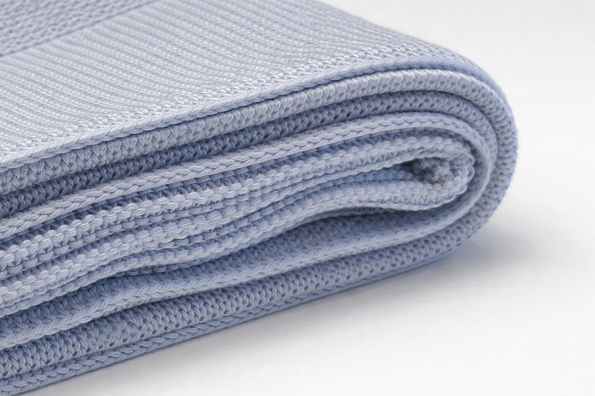 Babydeken - Bamboo Babydeken Blauw - 75×100 cm