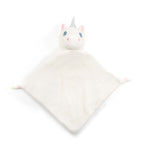 Witte eenhoorn knuffeldoekje