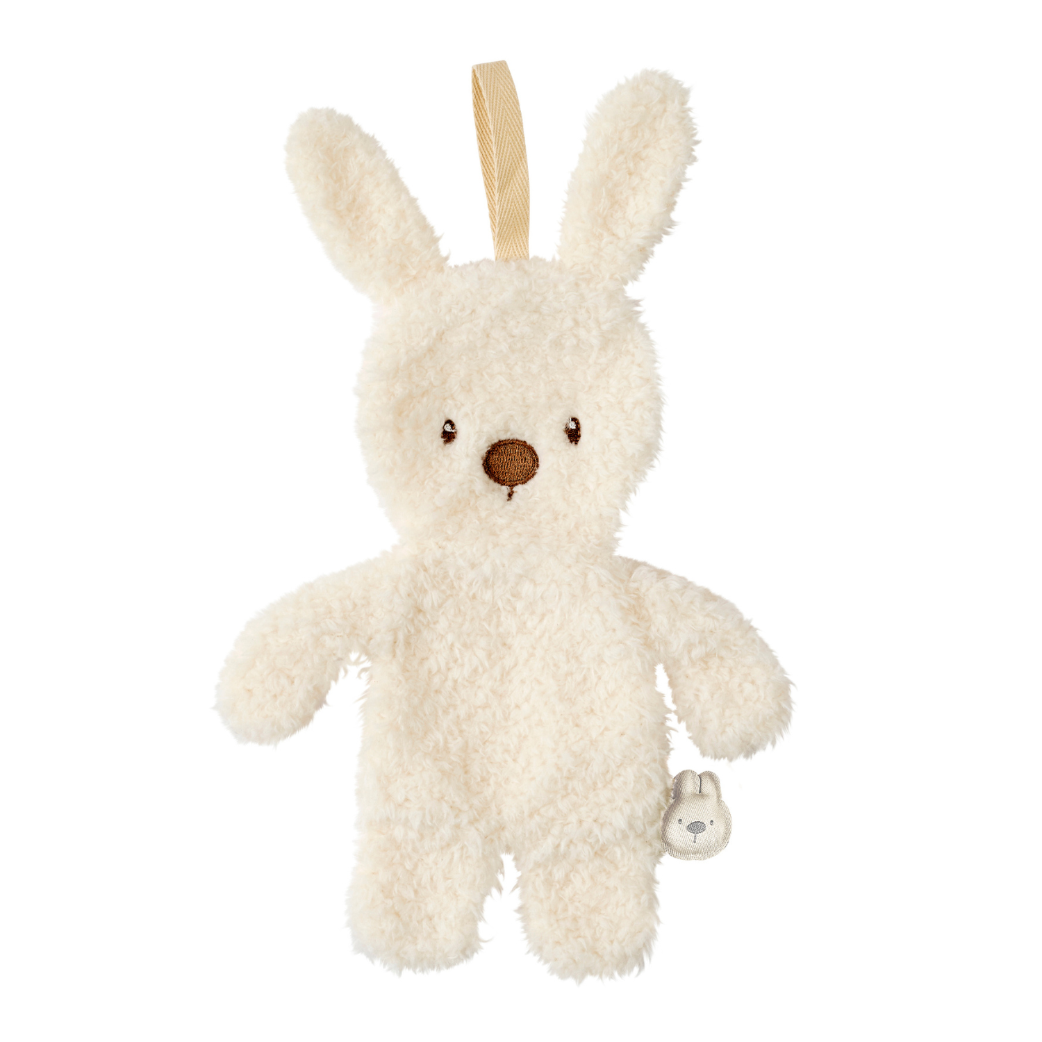 Knuffeldoekje / Speenkoord -  26 cm – Bunny Doudou as Pacifier Holder – Ecru