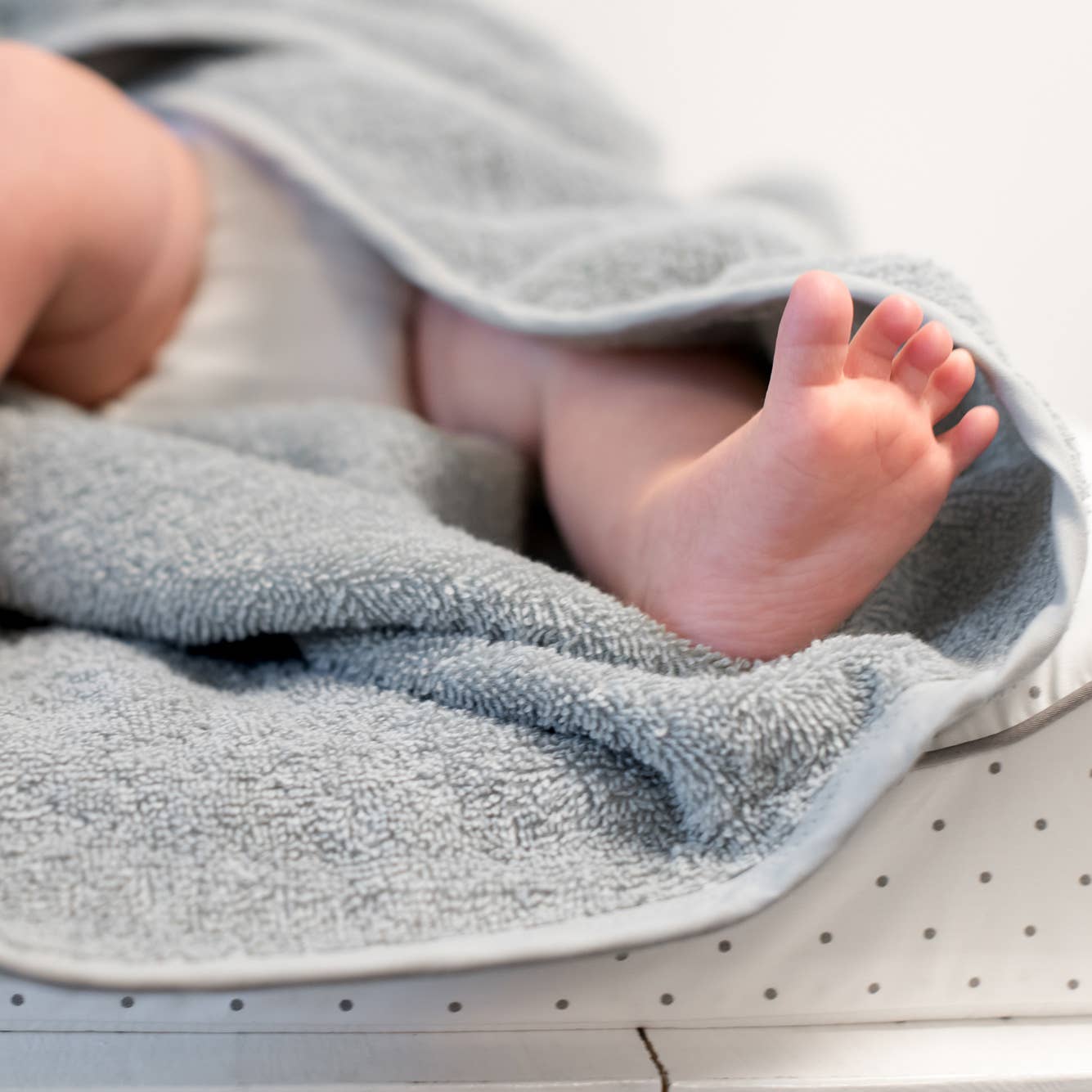 Babyhanddoek Konijnenoren Zilvergrijs