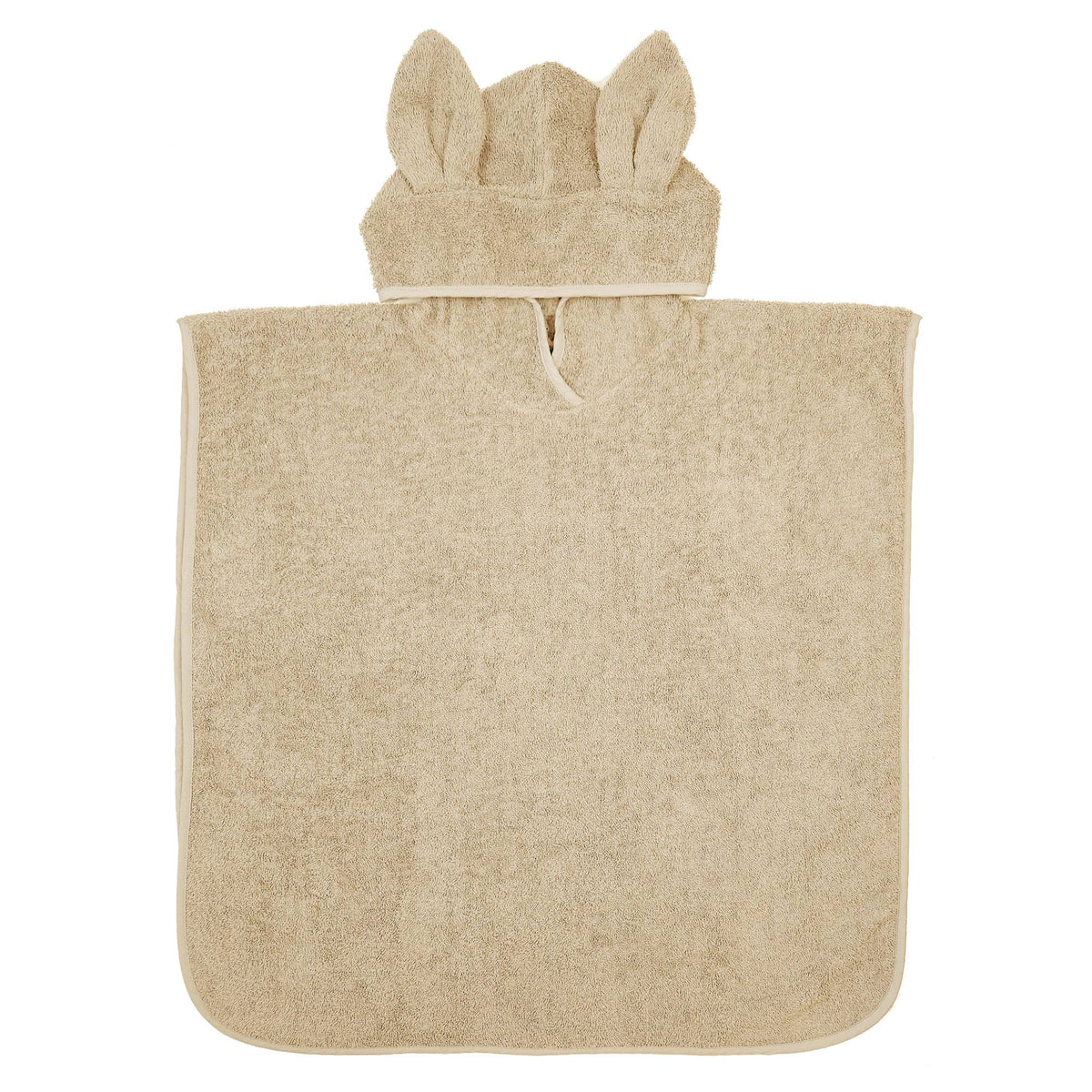 Organische Badponcho Konijn Sandshell