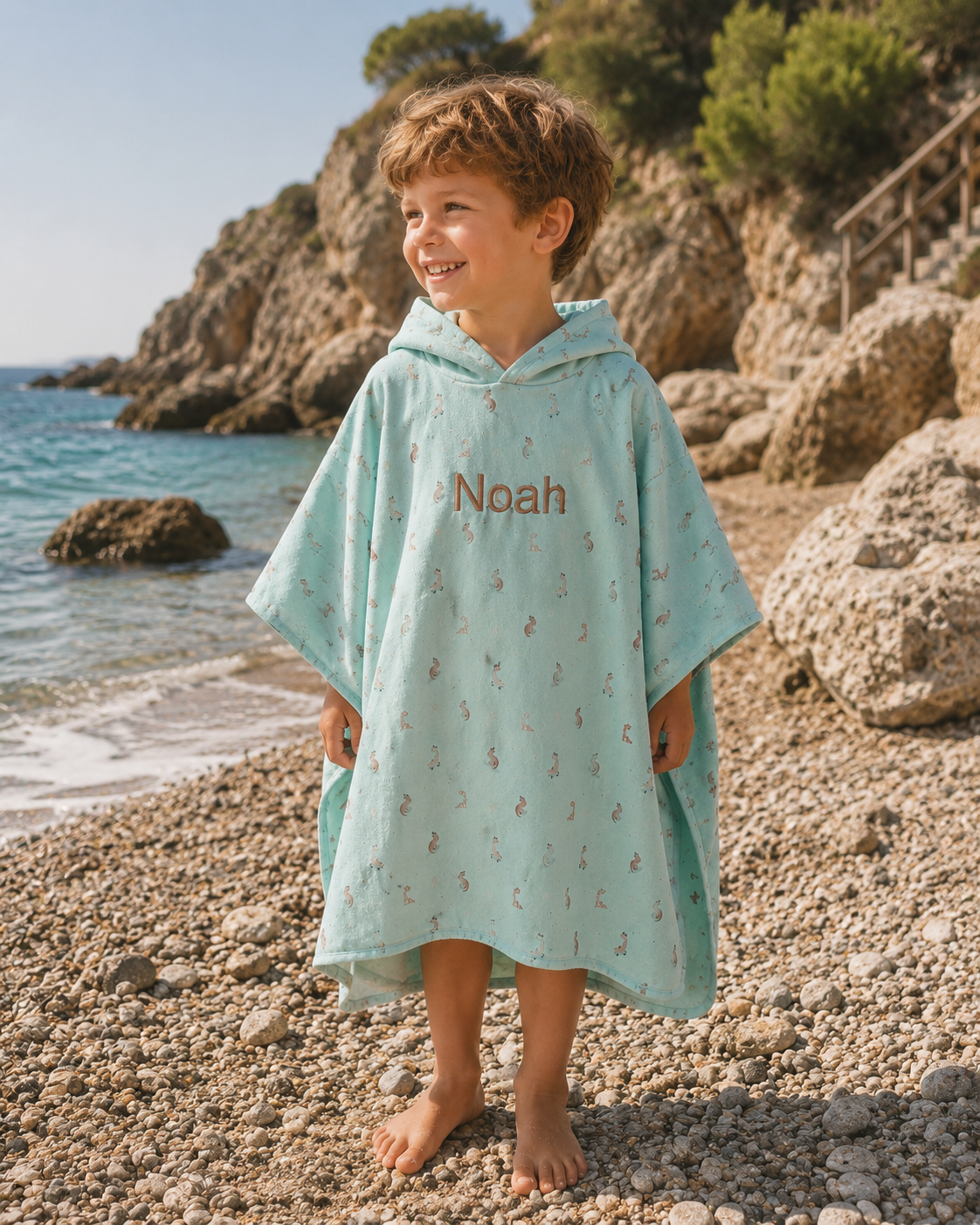 Strandponcho Coole Dino's M - 4 Tot 7 Jaar