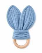 Bijtring - Organische Katoenen Mousseline Bijtring 16 cm x 8 cm - Madeliefje