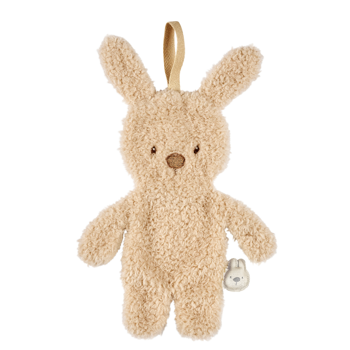 Knuffeldoekje / Speendoekje -  26 cm – Bunny Doudou as Pacifier Holder – Beige