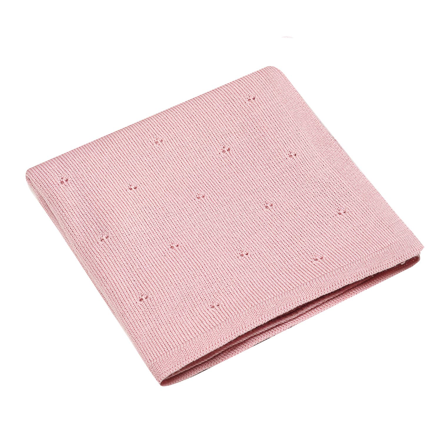 Babydeken - 100% Merinowol - Apollo - 75x100cm - Roze