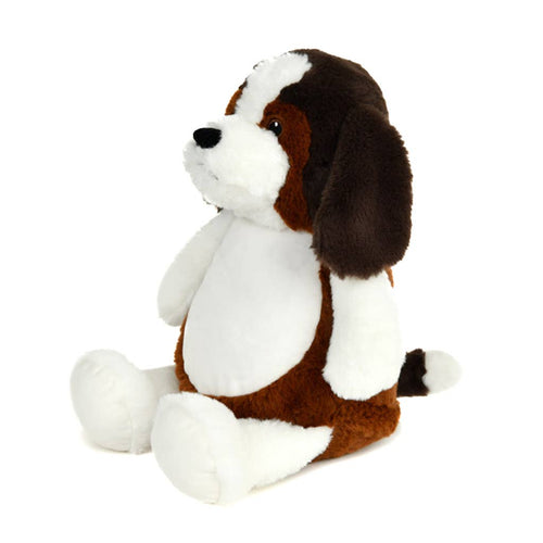 Beagle knuffelhond met uitneembare vulling - 43cm