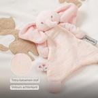Knuffeldoekje - 25 x 20 cm - Elephant Doudou - Pink