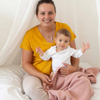 Babyledikantdeken Gebreid Flanel – Roze