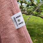 Babyhanddoek Konijnenoren Licht Mauve