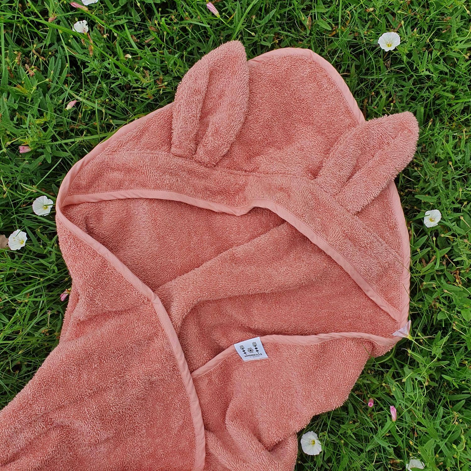 Babyhanddoek Konijnenoren Misty Rose