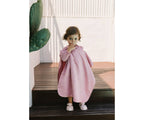 Strandponcho Walvis Roze S