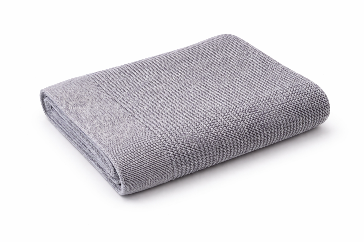 Babydeken - Bamboo Babydeken Grijs - 75×100 cm
