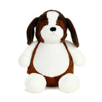 Beagle knuffelhond met uitneembare vulling - 43cm