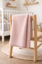 Babydeken - Bamboo Babydeken Poederroze - 75×100 cm