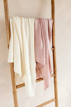 Babydeken - 100% Merinowol - Apollo - 75x100cm - Roze