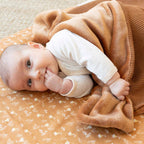 Babyledikantdeken Gebreid Flanel – Roze