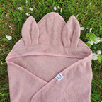 Babyhanddoek Konijnenoren Licht Mauve
