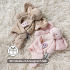 Knuffeldoekje - 25 x 20 cm - Elephant Doudou - Pink