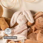 Knuffeldoekje - Lapidou Baby Comforter - 65 x 40 cm - Doudou Rabbit - Sand
