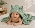 Babyhanddoek Konijnenoren Cameo Groen