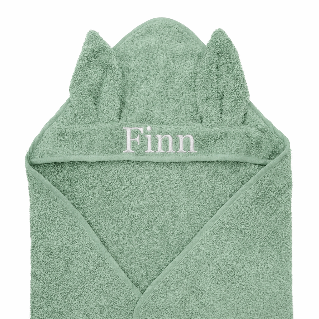 Babyhanddoek Konijnenoren Cameo Groen