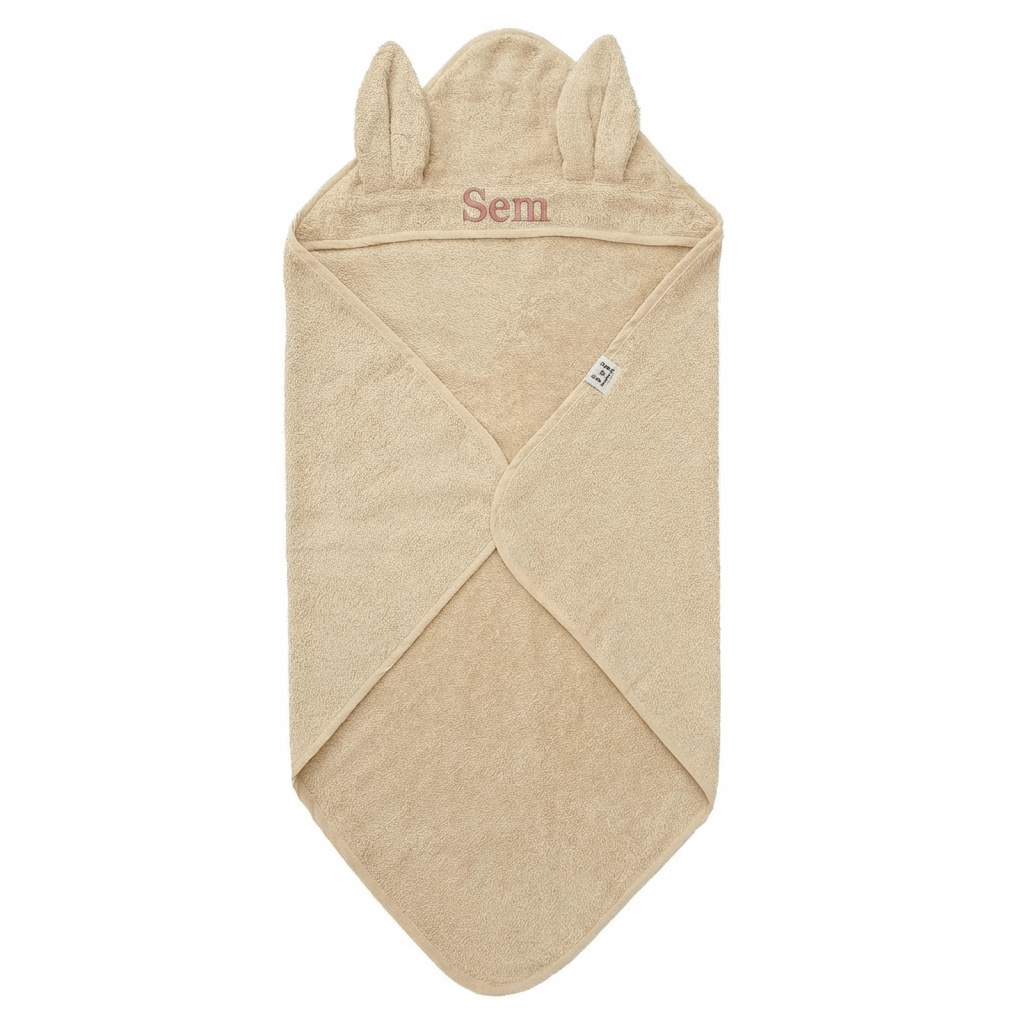 Babyhanddoek Konijn Sandshell
