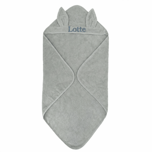 Babyhanddoek Konijnenoren Zilvergrijs
