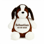 Beagle knuffelhond met uitneembare vulling - 43cm