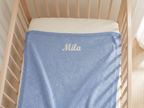 Babaydeken- - 100% Merinowol - Apollo - 75x100cm - Blauw