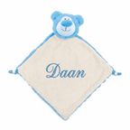 Blauw beer knuffeldoekje