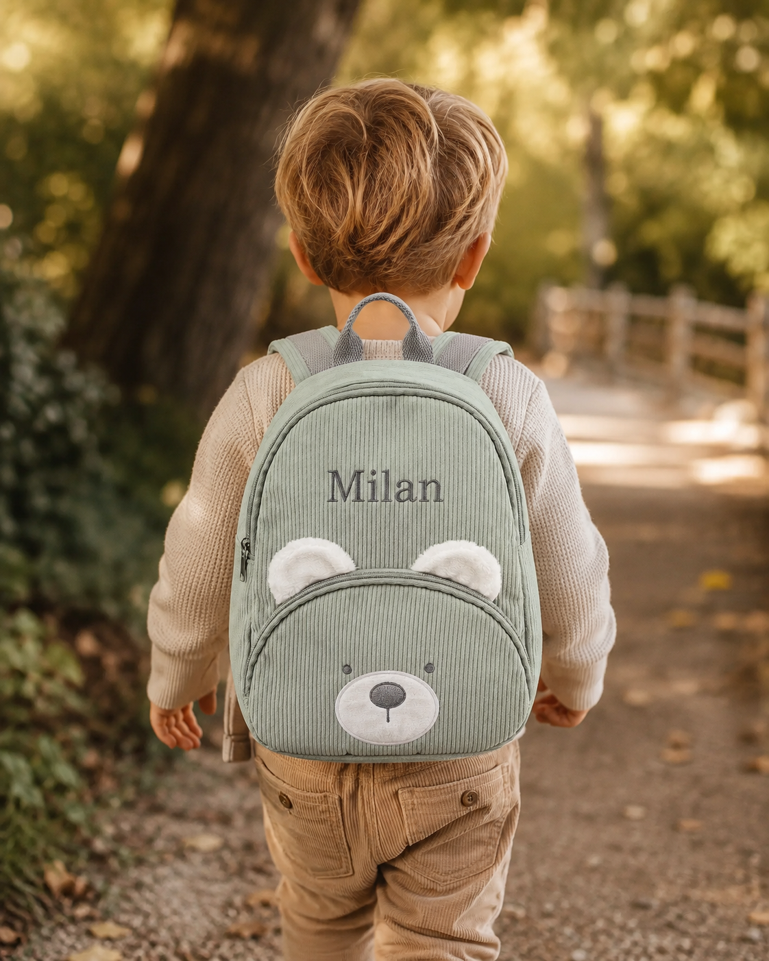 Rugzak - Lapidou Backpack - 28 cm - Beertje - Groen