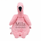 Flamingo met uitneembare vulling pod - 42cm