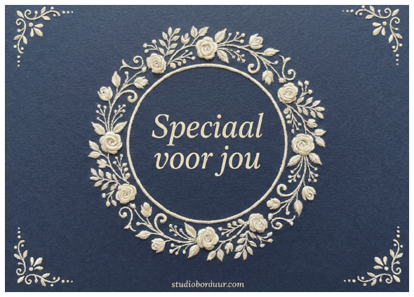 Handgeschreven kaartje