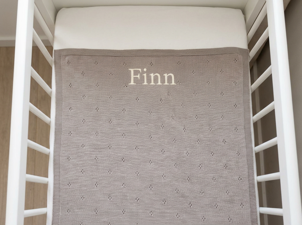 Babydeken - 100% Merinowol - Apollo - 75x100cm - Beige