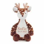 Knuffel hert Snowflake met uitneembare vulling - 43cm