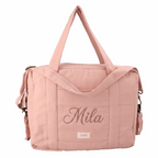 Luiertas van katoen in roze - 51cm