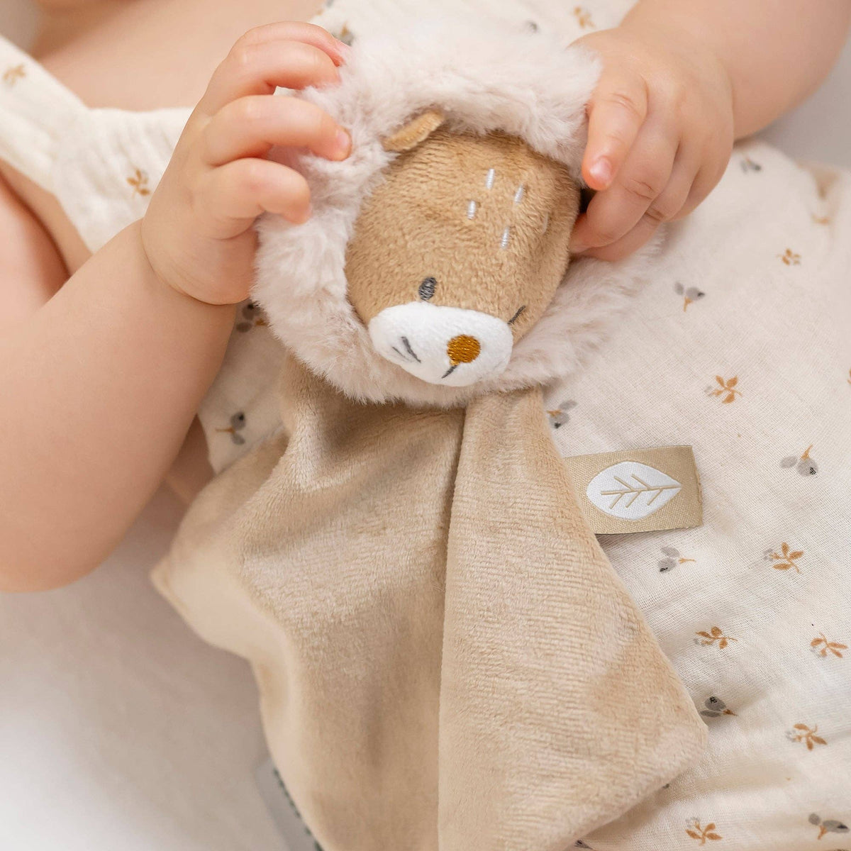 Knuffeldoekje - Small Comforter Doudou Lion - Beige