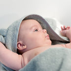 Babyhanddoek Konijnenoren Zilvergrijs