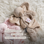 Knuffeldoekje - 25 x 20 cm - Elephant Doudou - Sand