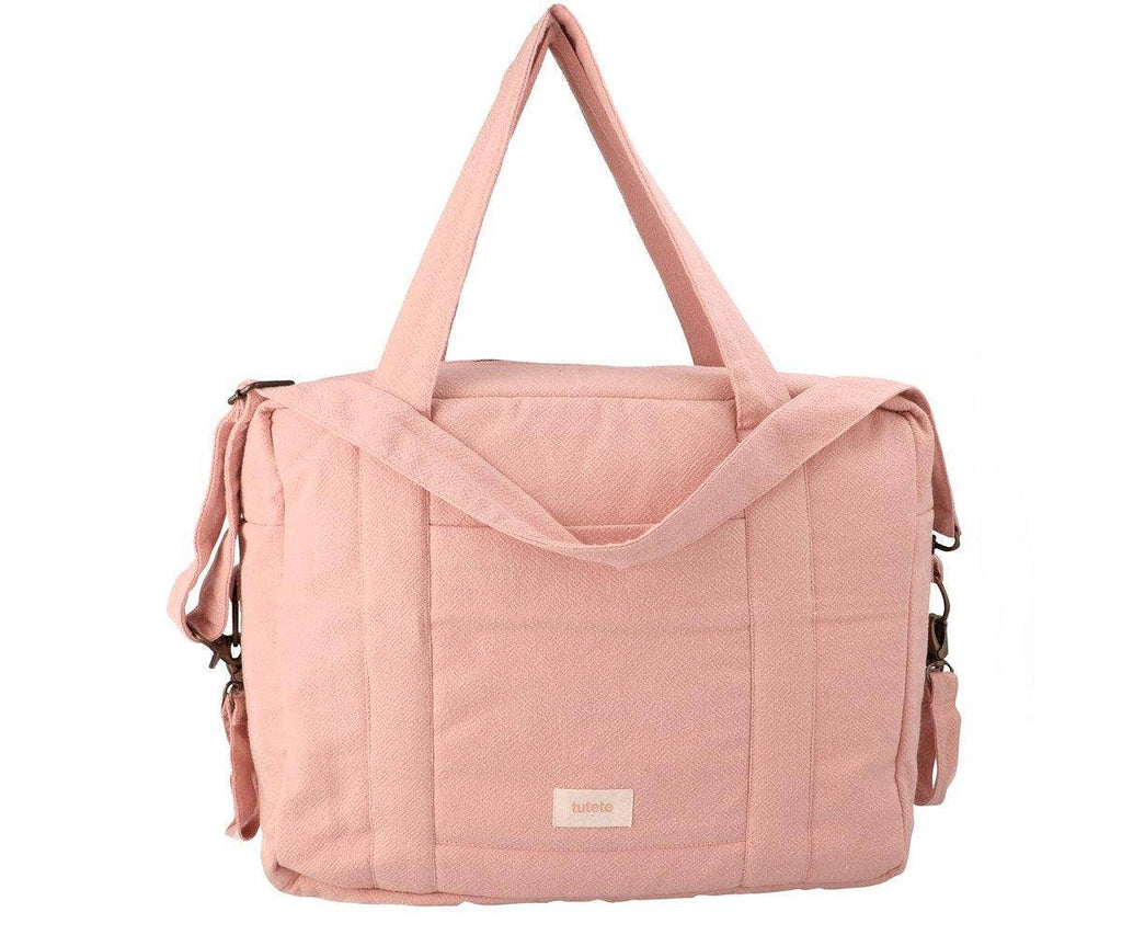 Luiertas van katoen in roze - 51cm