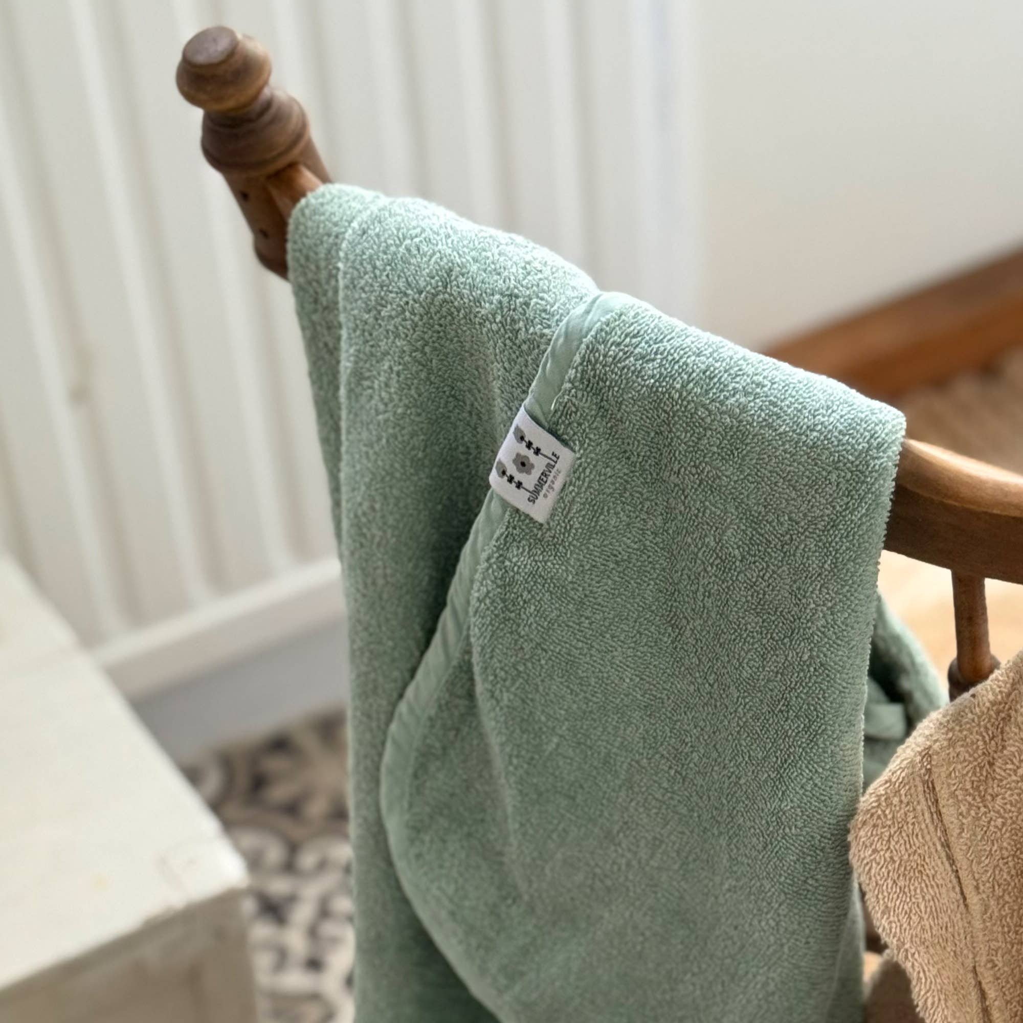 Babyhanddoek Konijnenoren Cameo Groen