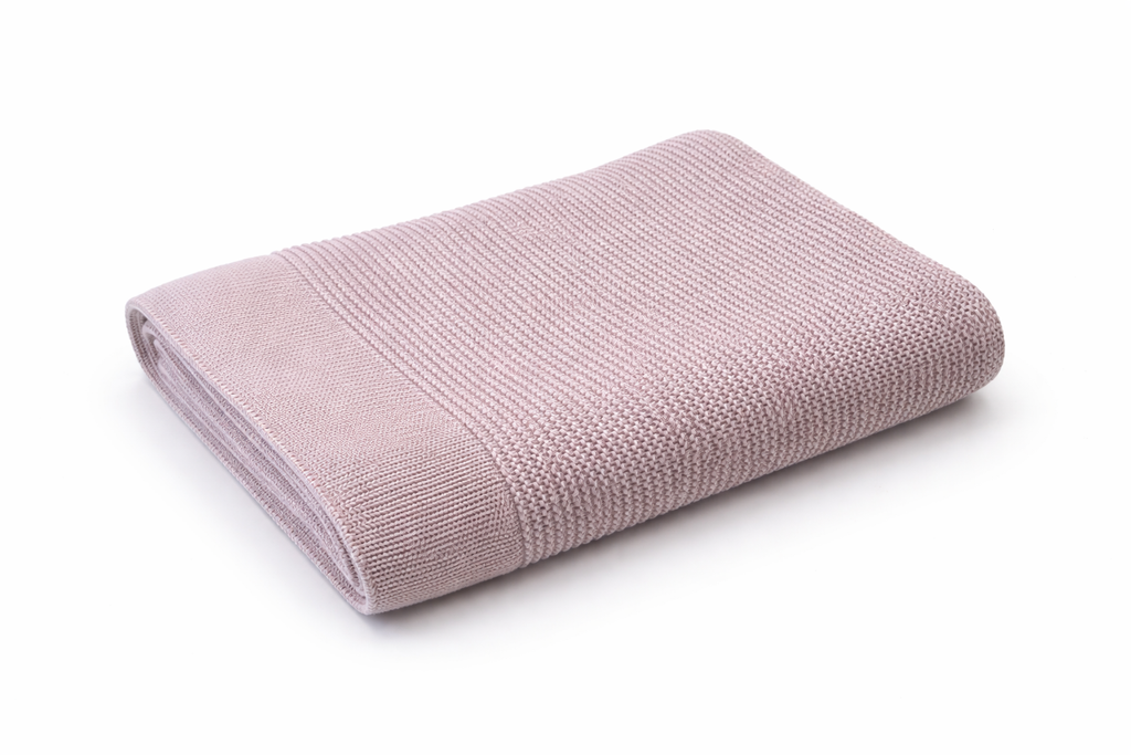 Babydeken - Bamboo Babydeken Poederroze - 75×100 cm