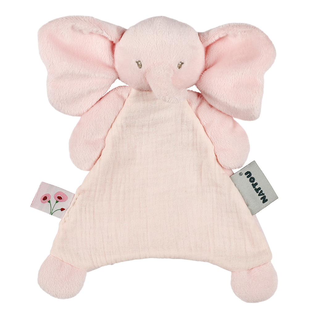 Knuffeldoekje - 25 x 20 cm - Elephant Doudou - Pink