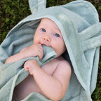 Babyhanddoek Konijnenoren Cameo Groen