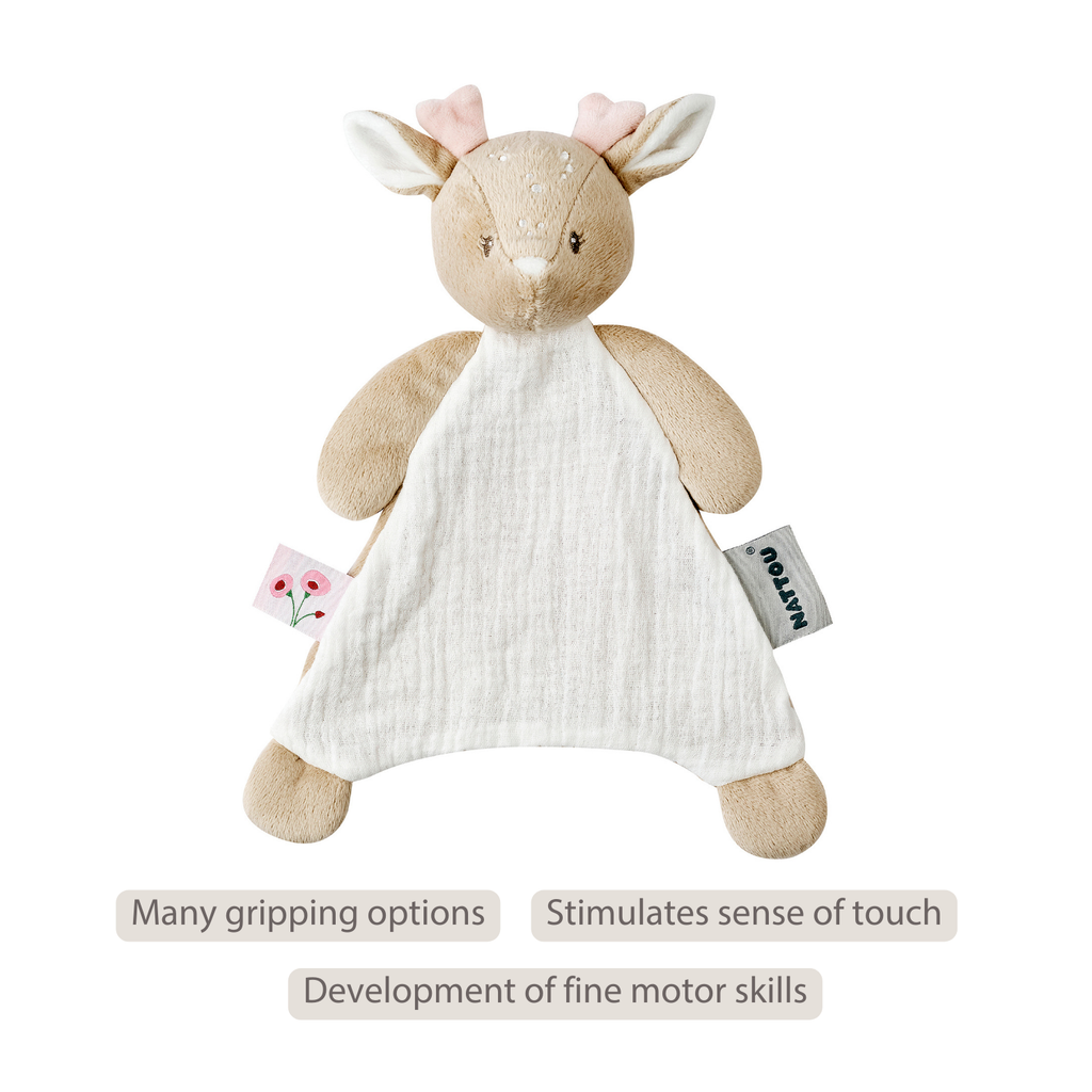 Knuffeldoekje - 25 x 20 cm - Deer Doudou - Beige