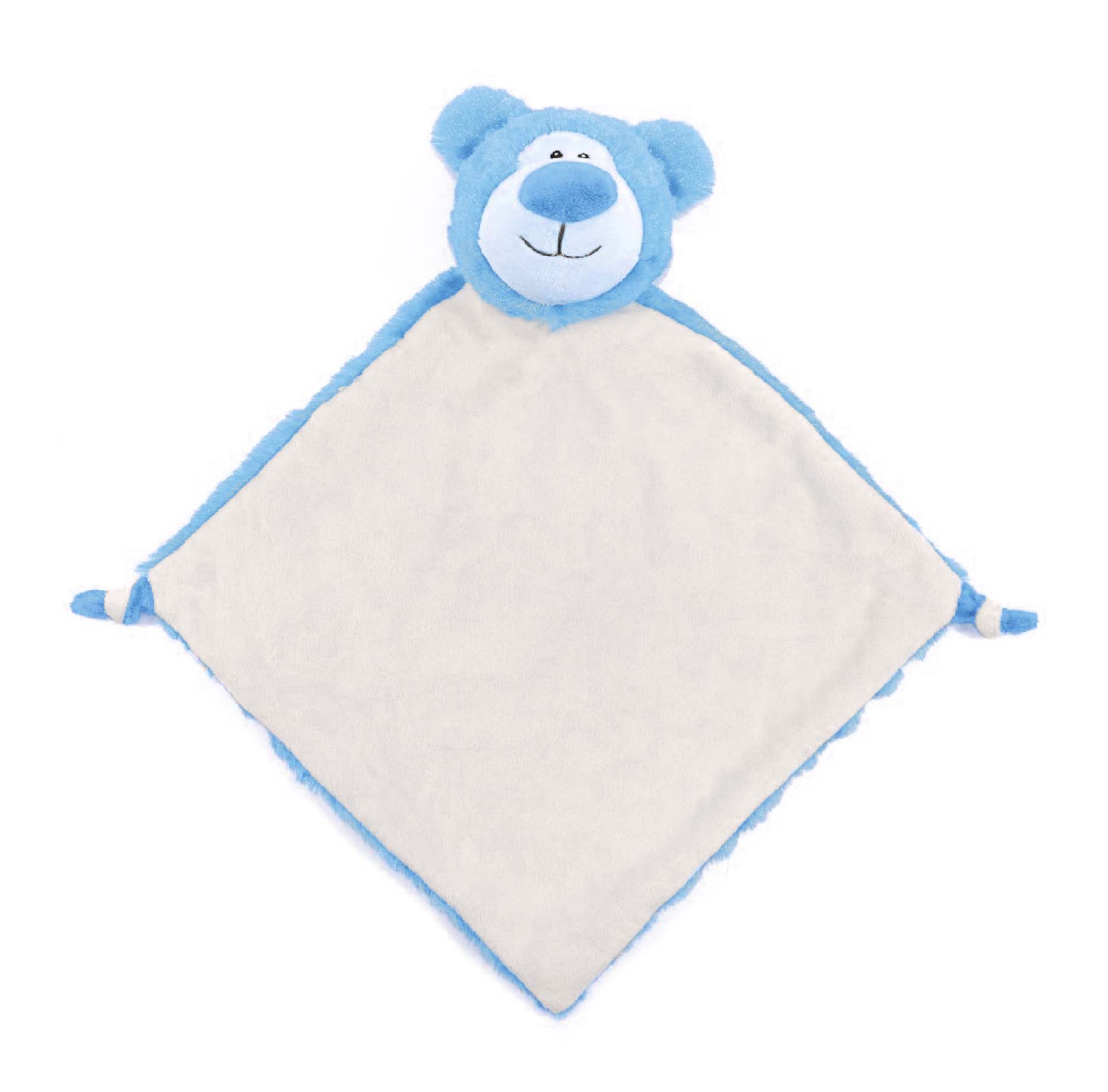 Blauw beer knuffeldoekje