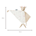 Knuffeldoekje - FanFan Baby Cuddle blanket - 65 x 40 cm - Doudou deer - Beige/roze