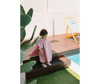 Strandponcho Walvis Roze S